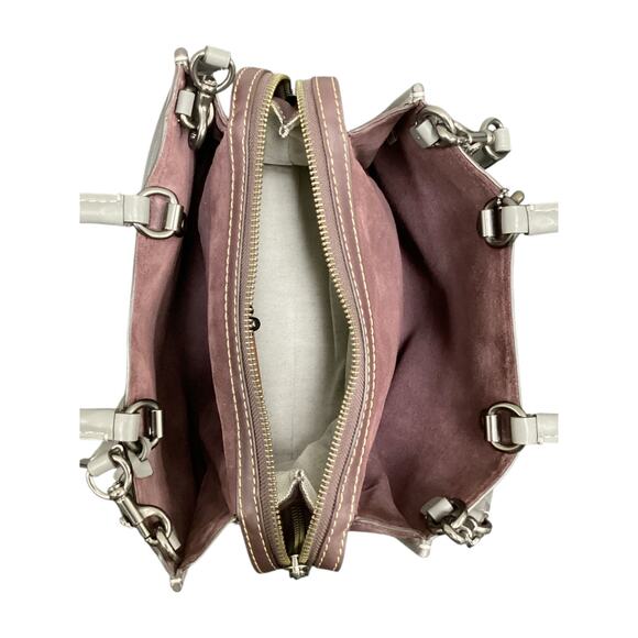 Coach Purse Women’s 1 Size #23755 Rogue31 Genuine Pebbled Leather Dust Bag Gray - Picture 7 of 13